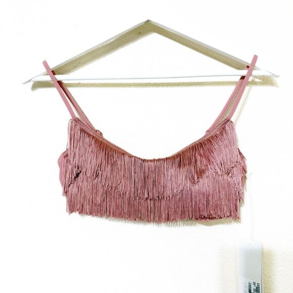 NWT Stella McCartney Fringed Layered Swim Separates Made in Italy Bikini Top M - Picture 4 of 9